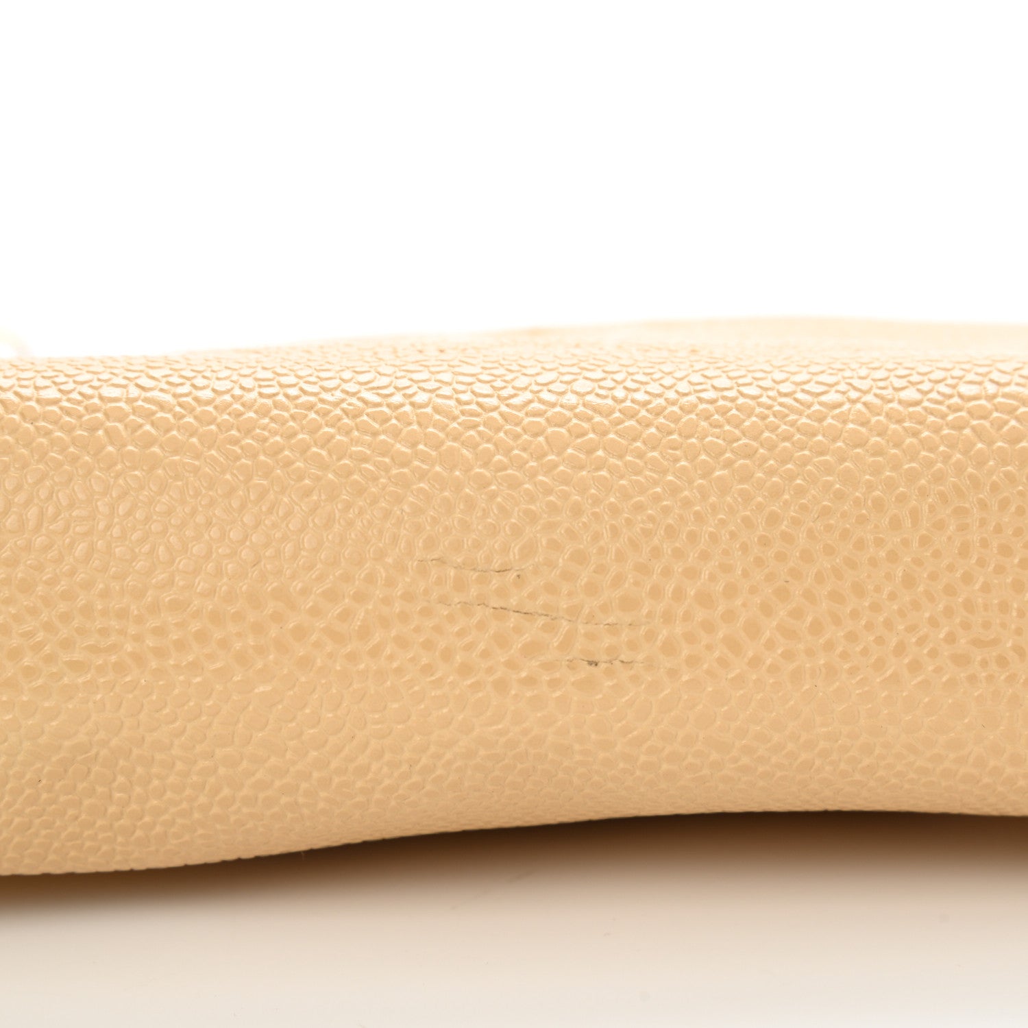 Chanel Caviar Timeless CC Cosmetic Pouch Beige 8 of 9