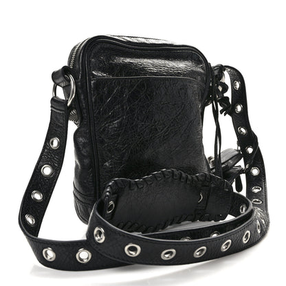Balenciaga Agneau Arena Le Cagole Crossbody Bag Black 4 of 15