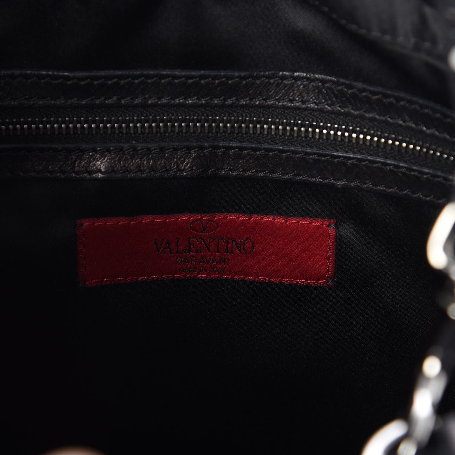 Valentino Garavani Sequin Petale Tote Black 7 of 8