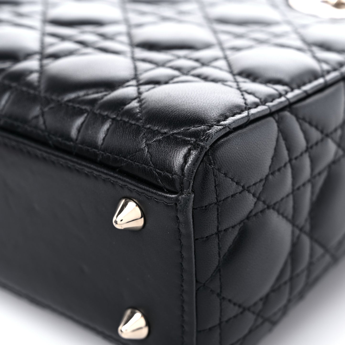 Lambskin Cannage Small My ABCDior Lady Dior Black