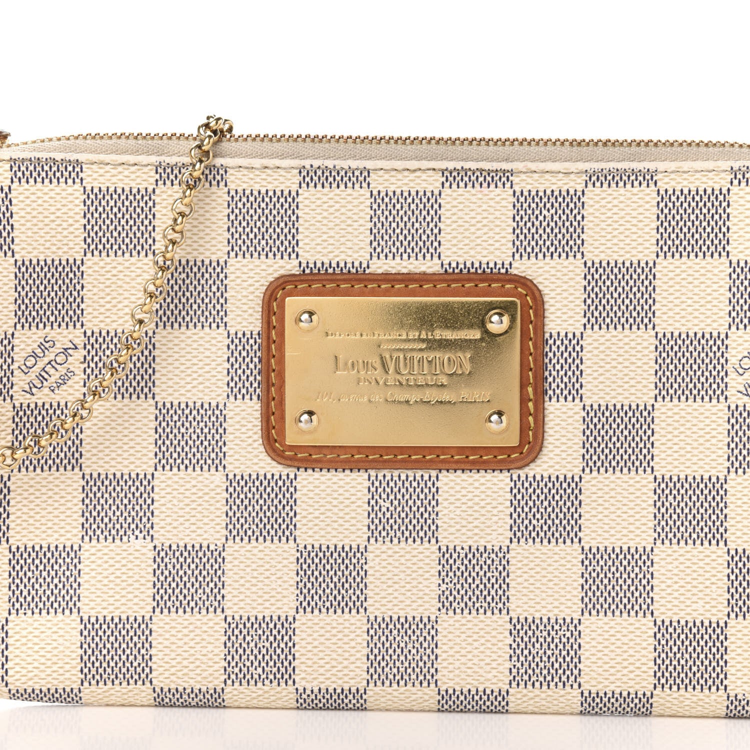 Louis Vuitton Damier Azur Eva Clutch 10 of 10