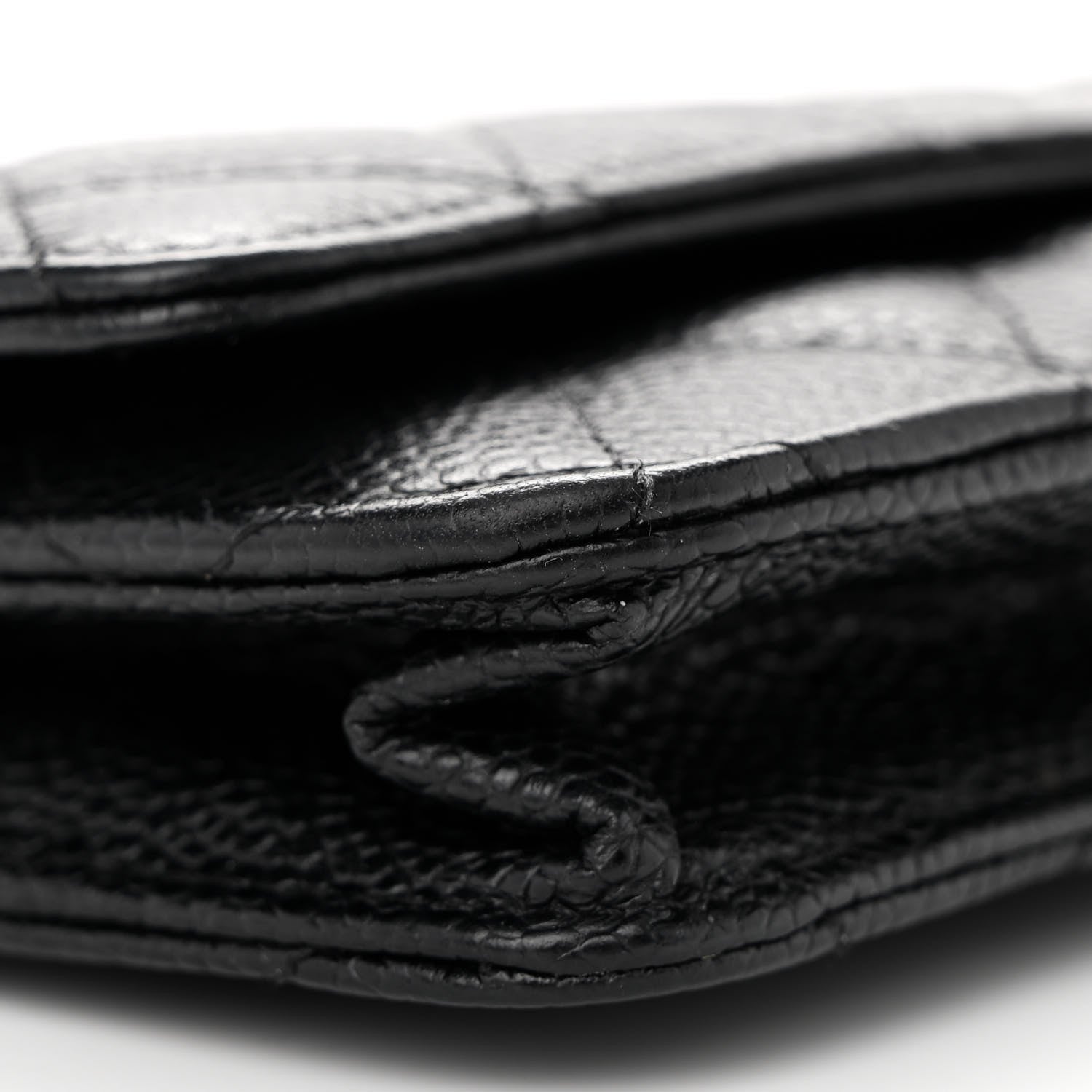 Chanel Caviar Quilted Wallet on Chain WOC Black 9 of 12