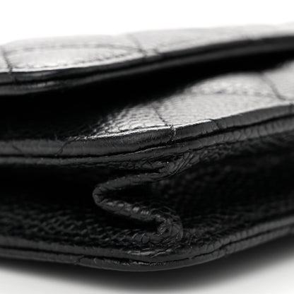 Chanel Caviar Quilted Wallet on Chain WOC Black 9 of 12