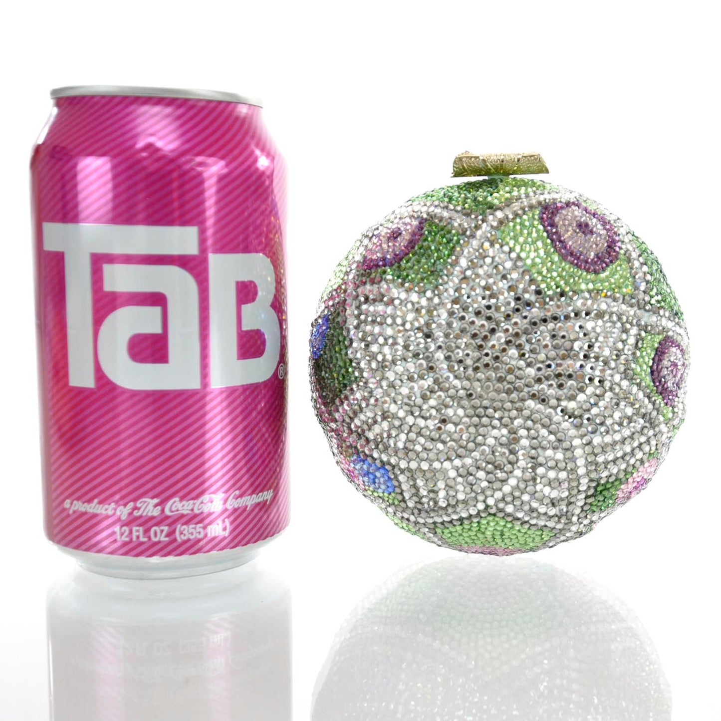 Swarovski Crystal Minaudiere Clutch Bag