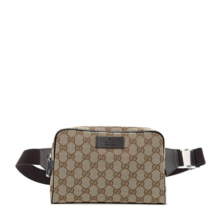 Gucci Monogram Belt Bag Dark Brown 1 of 9