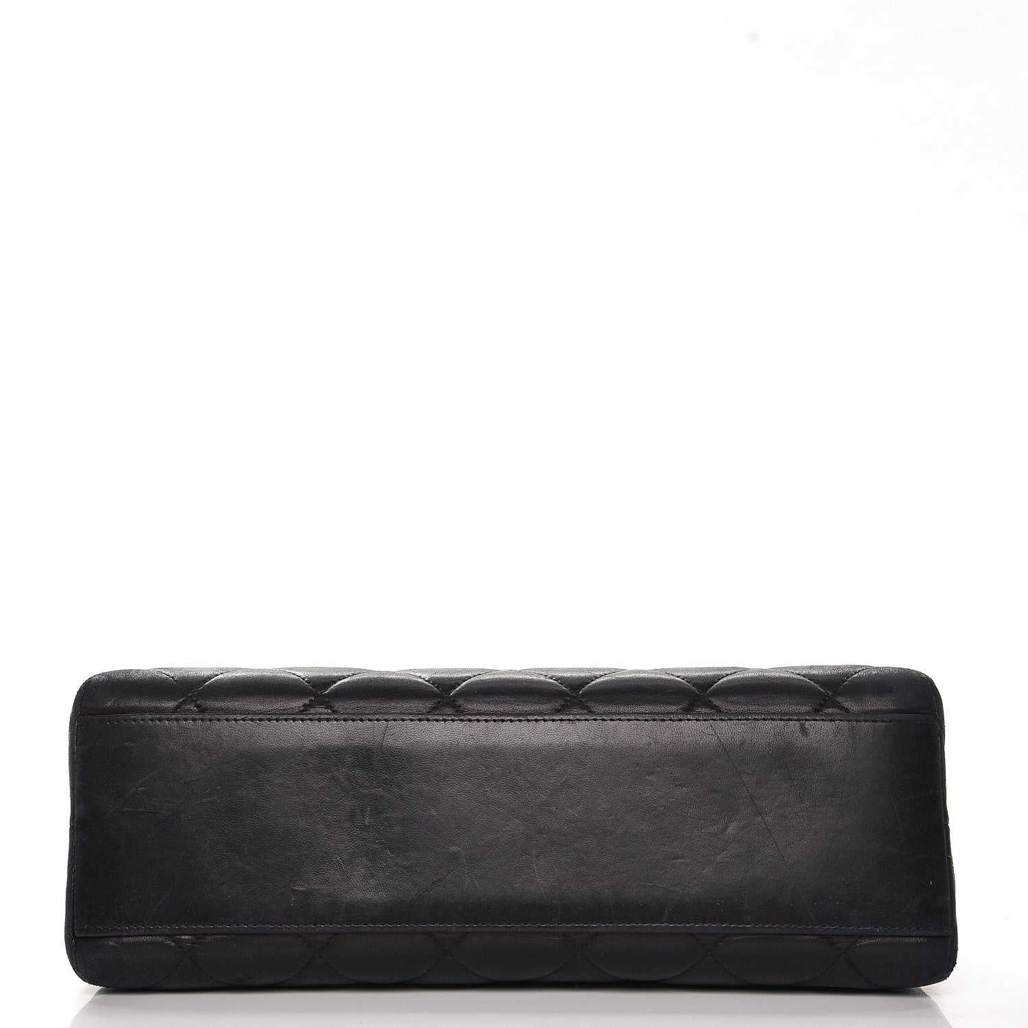 Chanel Lambskin Quilted Shopping Tote Black 10 of 11