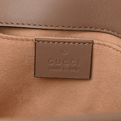 Gucci Calfskin Matelasse Studded Mini Pearly GG Marmont Shoulder Bag Porcelain Rose 6 of 10