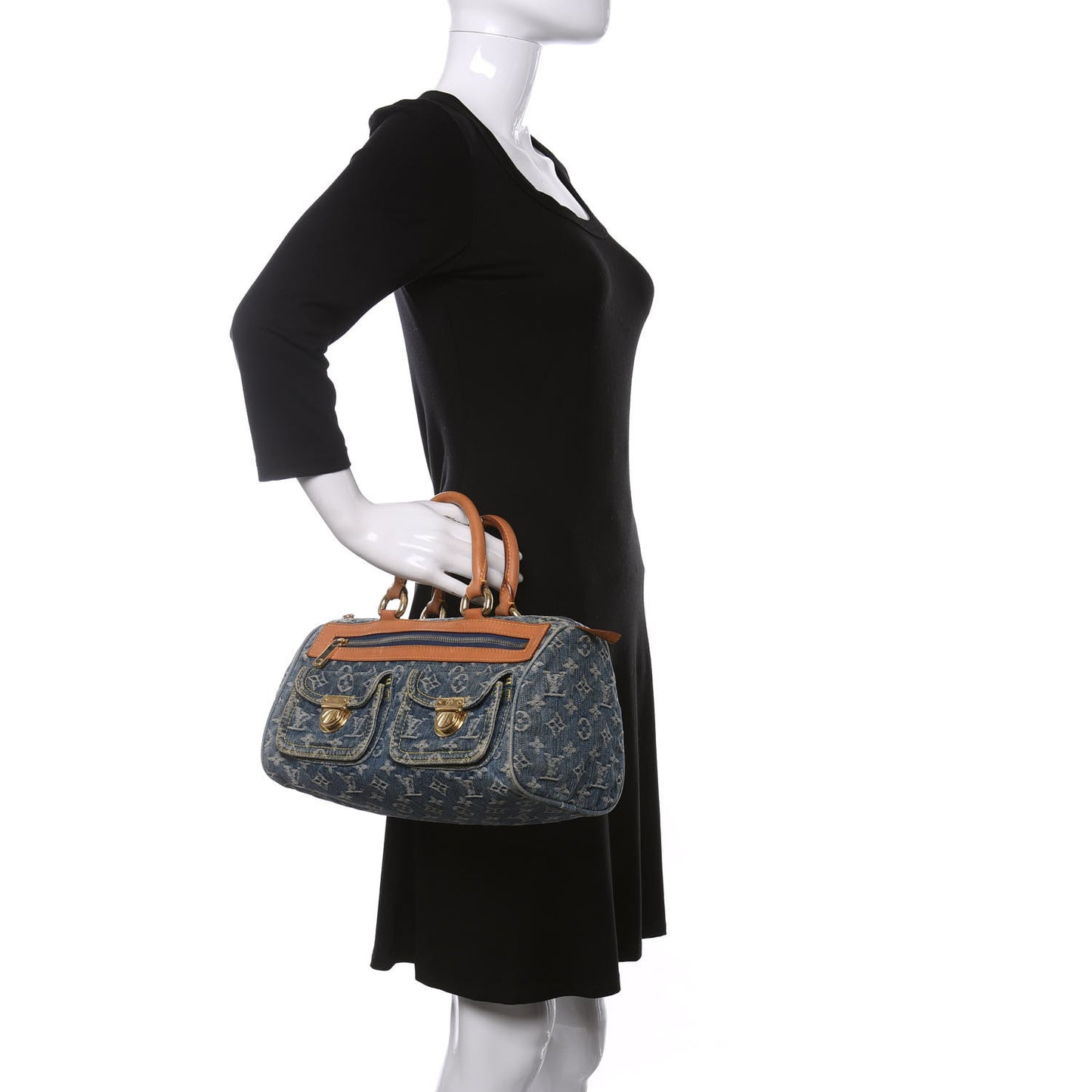 Monogram Denim Neo Speedy Blue