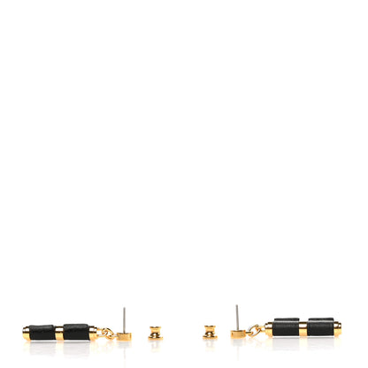 Hermes Swift PM Charniere Earrings Black 3 of 5