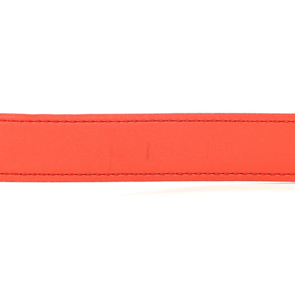 Hermes Swift Epsom 24mm Belt Strap 90 Orange Poppy Rose Azalee 6 of 6