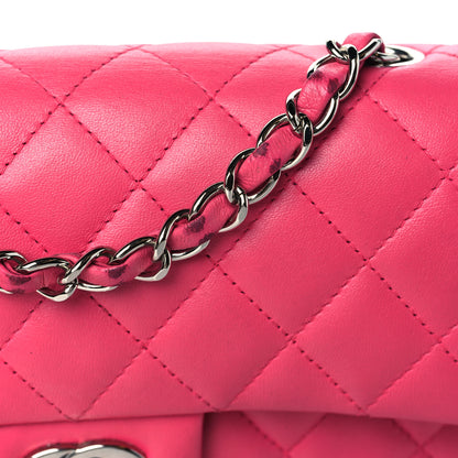 Chanel Lambskin Quilted Mini Rectangular Flap Pink 11 of 11