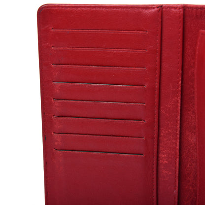 Chanel Caviar Timeless CC Yen Wallet Red 10 of 27