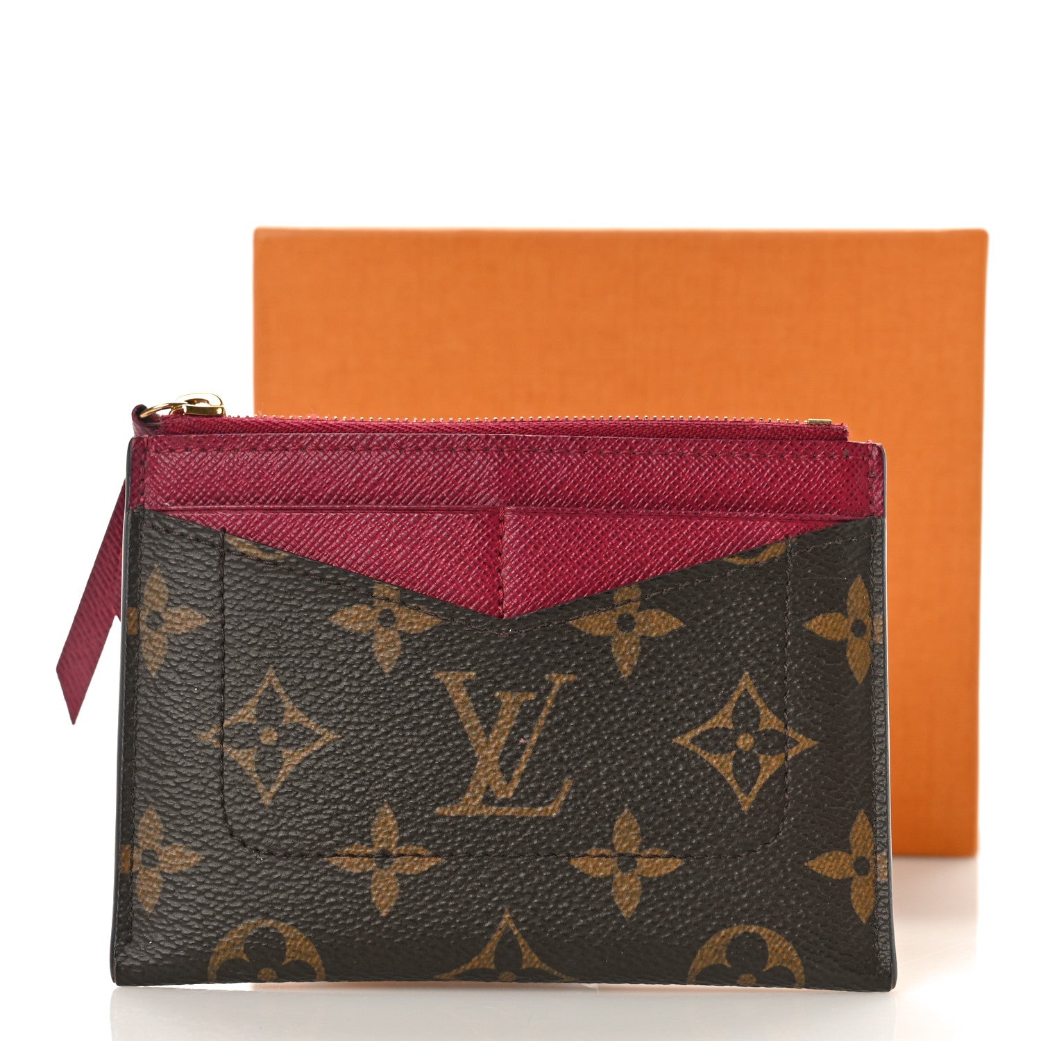Louis Vuitton Monogram Zipped Card Holder Fuchsia 10 of 10