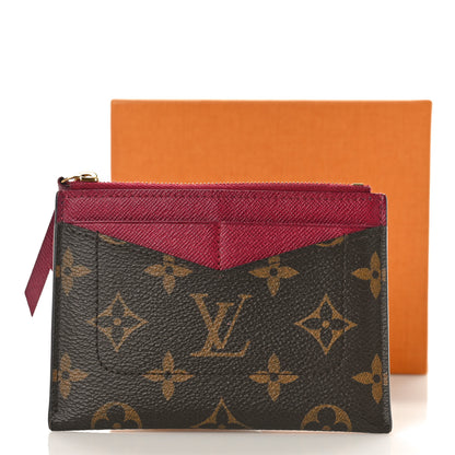 Louis Vuitton Monogram Zipped Card Holder Fuchsia 10 of 10