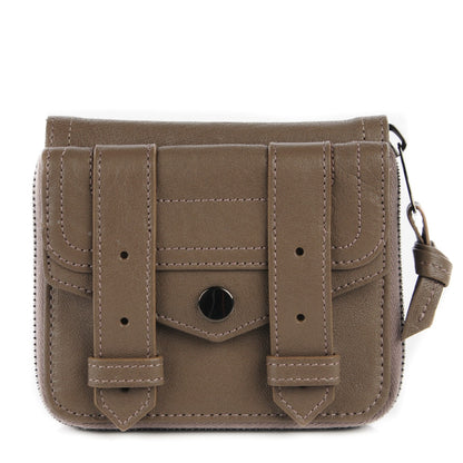 Proenza Schouler Lambskin PS1 Small Zip Wallet Smoke 1 of 6