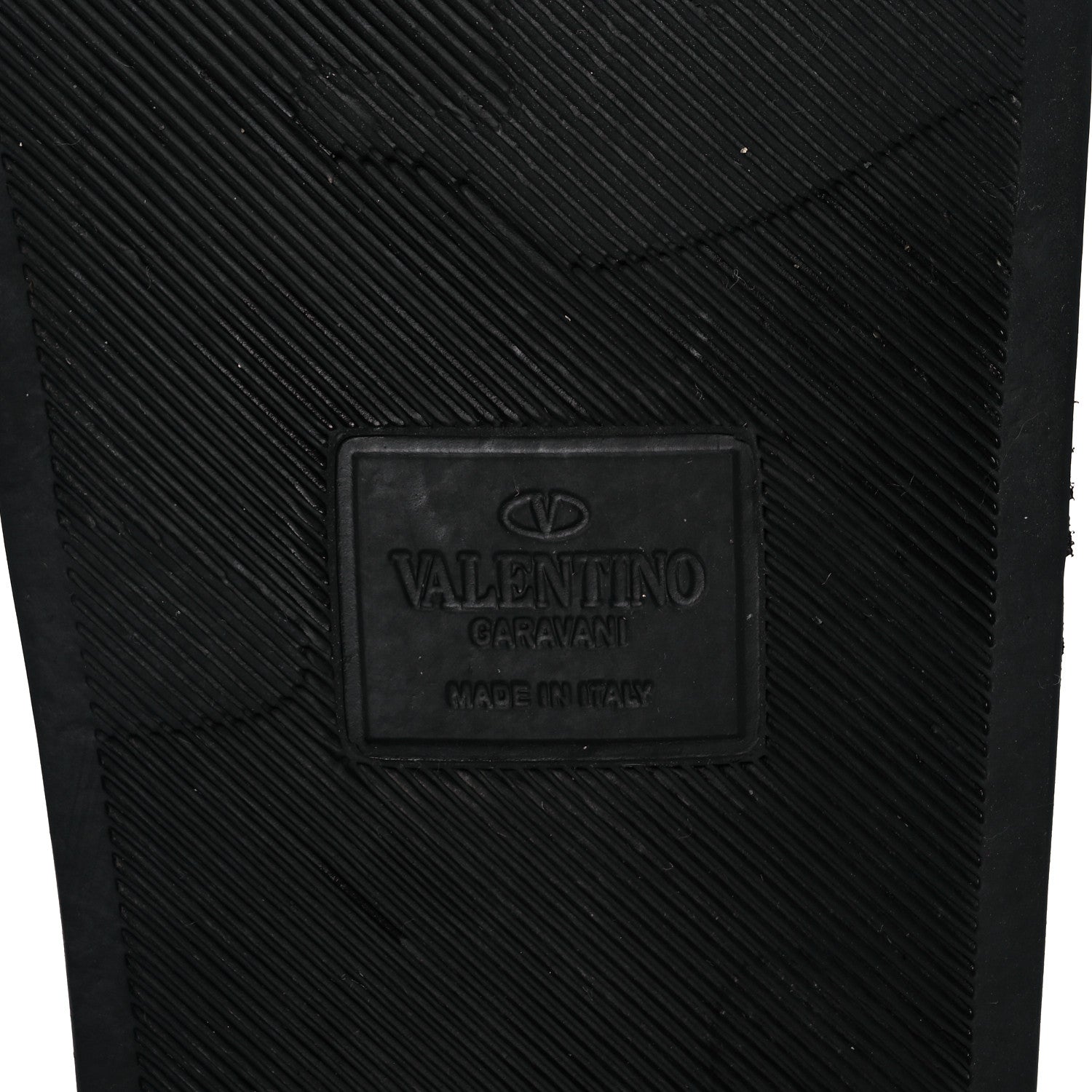 Valentino Garavani Rubber Mens VLTN Pool Slide Sandals 41 Black 6 of 8