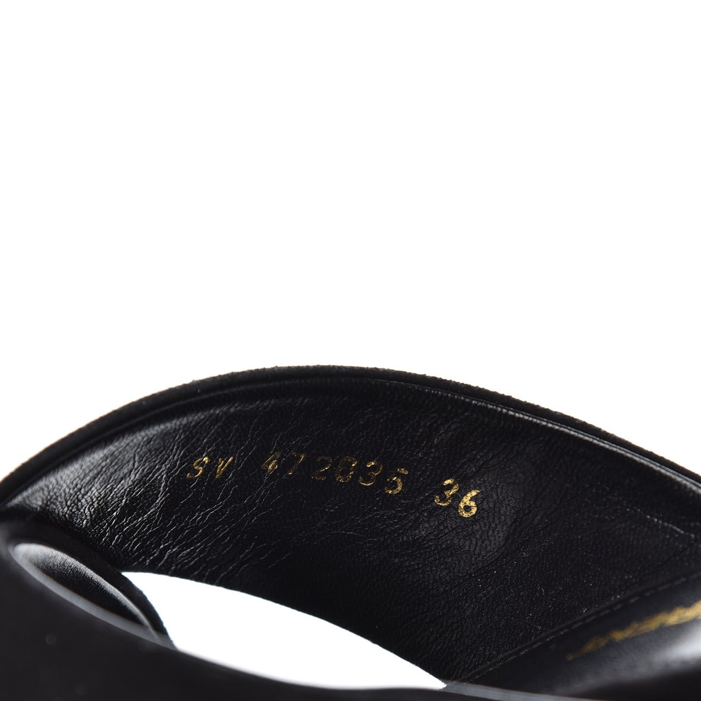 Suede LouLou 70 Mule Sandals 36 Black