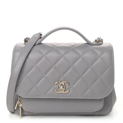 Chanel Caviar Quilted Medium Business Affinity Flap Grey 1 of 4