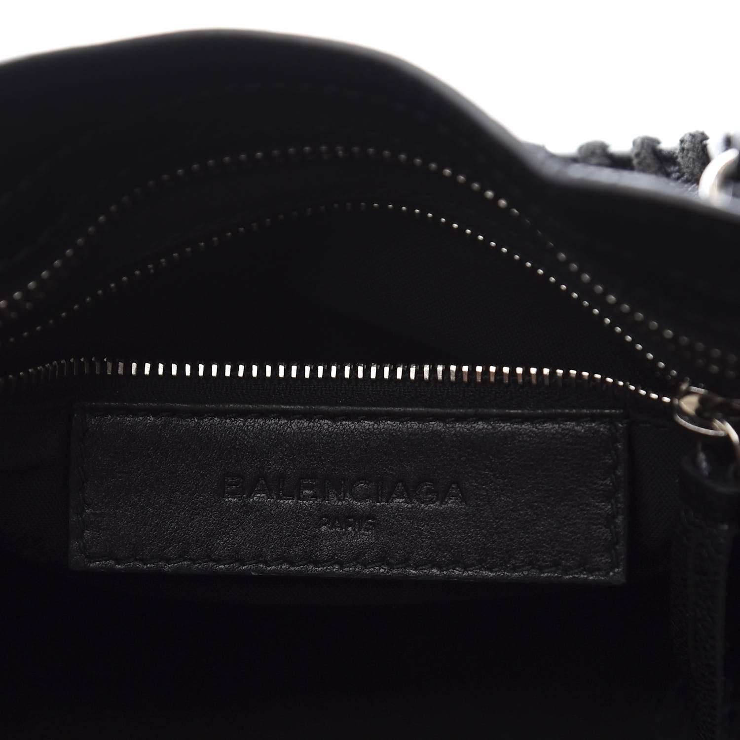 Balenciaga Chevre Silver Metallic Edge Hardware Mini City Black 5 of 10