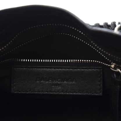 Balenciaga Chevre Silver Metallic Edge Hardware Mini City Black 5 of 10