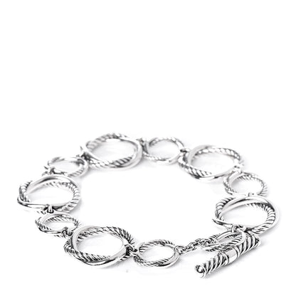David Yurman Sterling Silver Infinity Link Bracelet 3 of 4