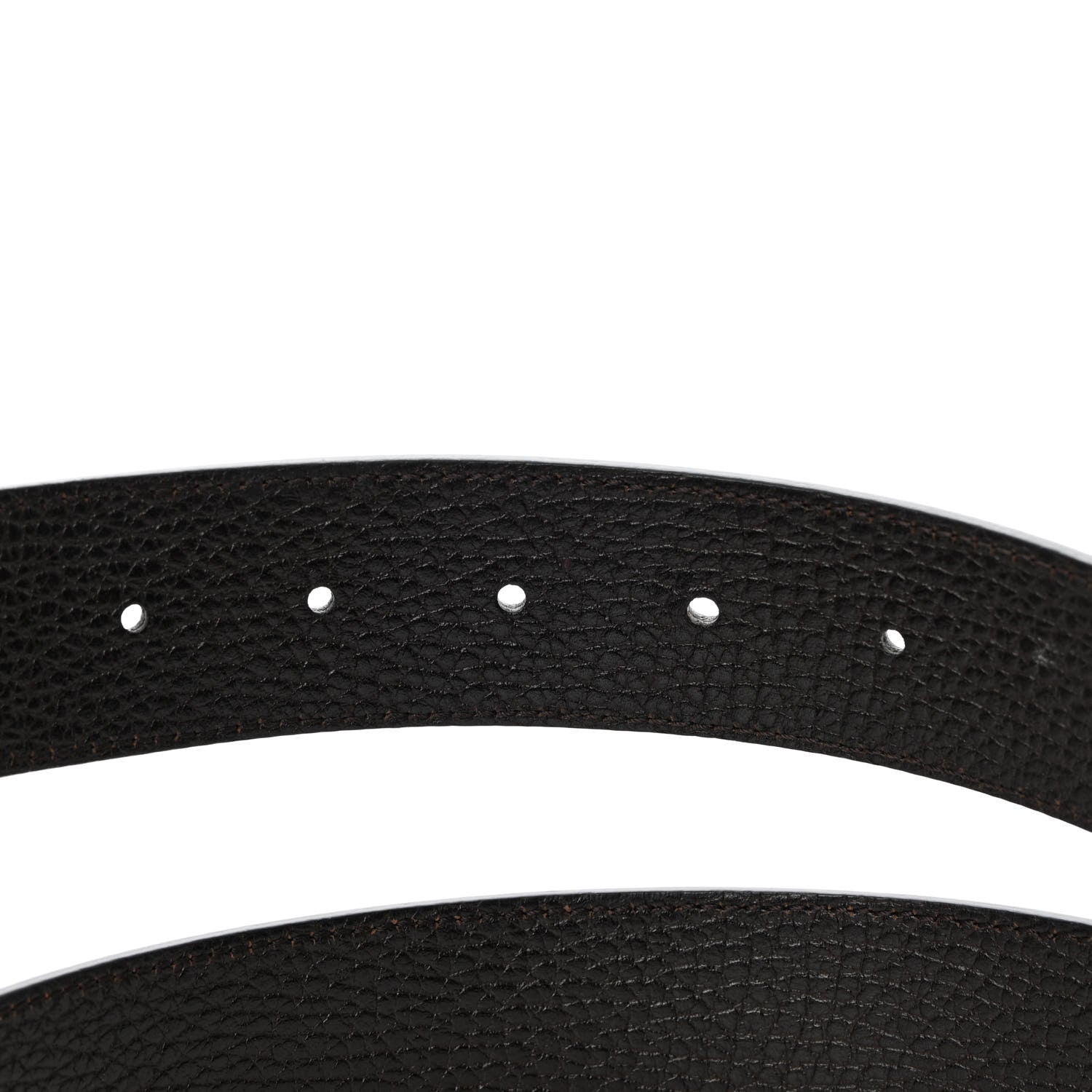 Gucci Calfskin Double G Reversible 37mm Belt 120 48 Black Cocoa 10 of 10