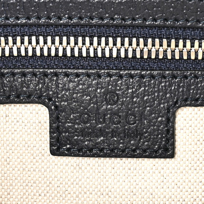 Gucci GG Supreme Monogram Textured Dollar Calfskin Web Small Ophidia Messenger Bag Beige Blue 6 of 10