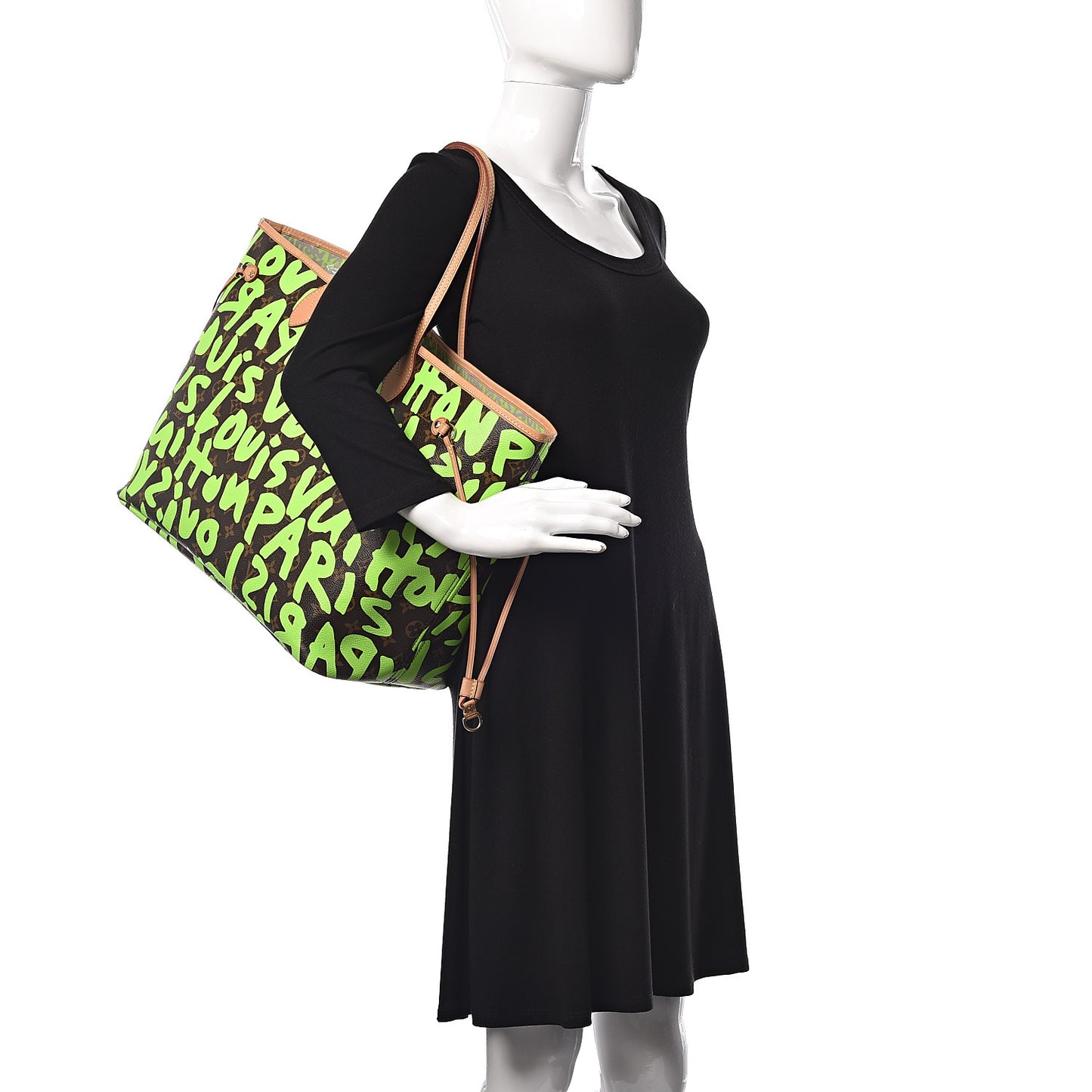 Monogram Graffiti Neverfull GM Green