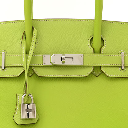 Hermes Epsom Candy Birkin 30 Kiwi Lichen 8 of 10