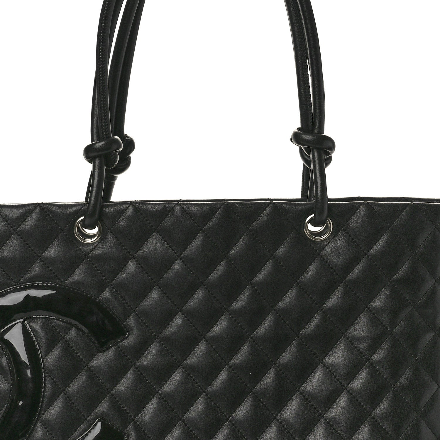 Chanel Calfskin Quilted Large Cambon Tote Black 8 of 10