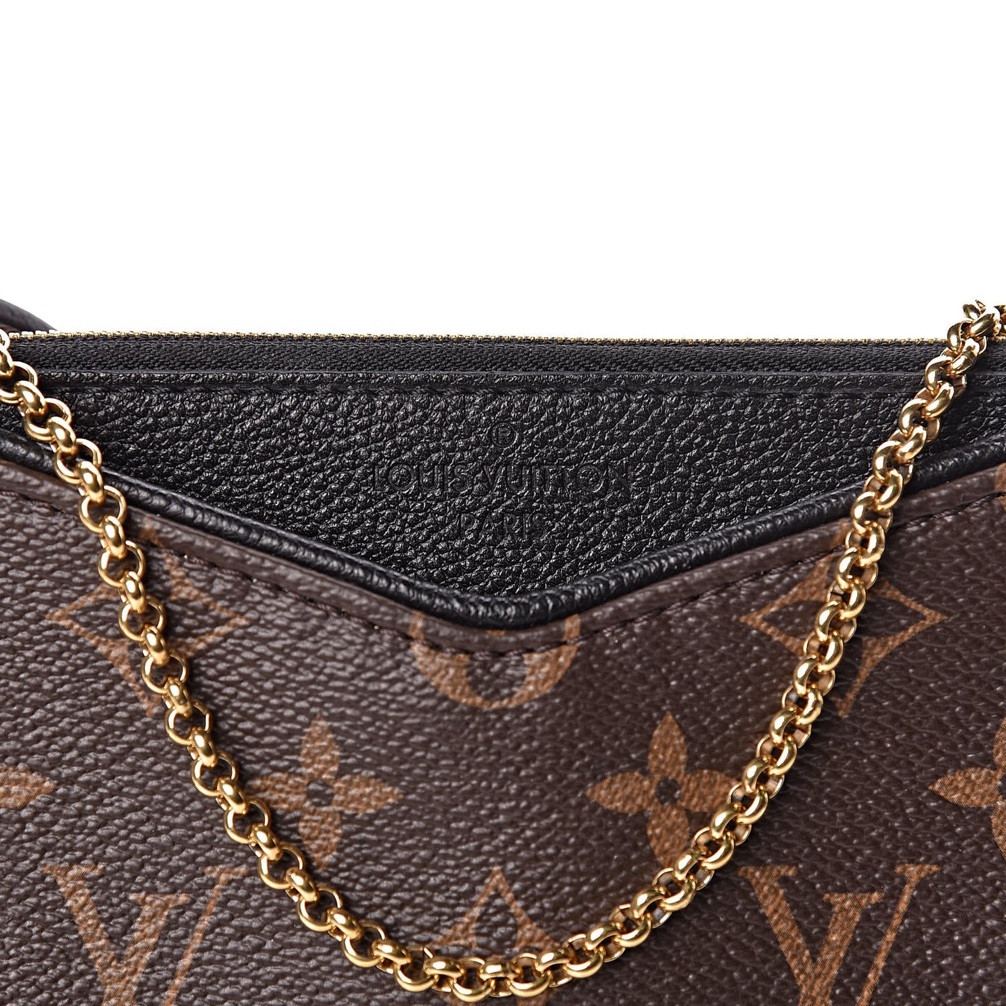 Monogram Pallas Clutch Black