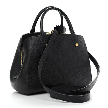 Louis Vuitton Empreinte Montaigne BB Black 3 of 10