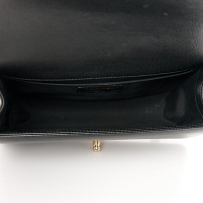 Chanel Caviar Quilted Medium Boy Flap Black 5 of 11