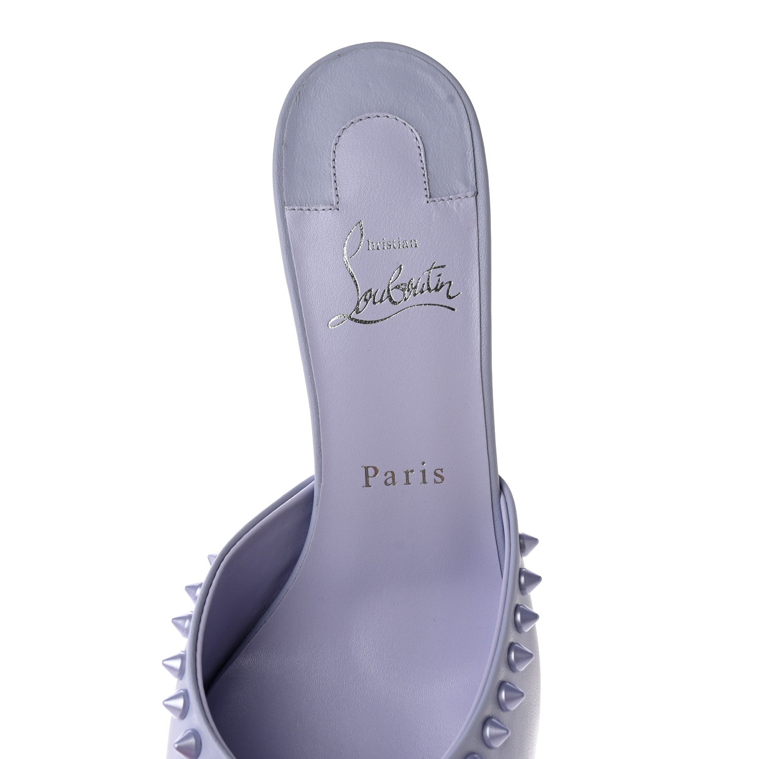 Christian Louboutin Nappa Spike Me Dolly 85 Sandals 39 Skylight 7 of 11