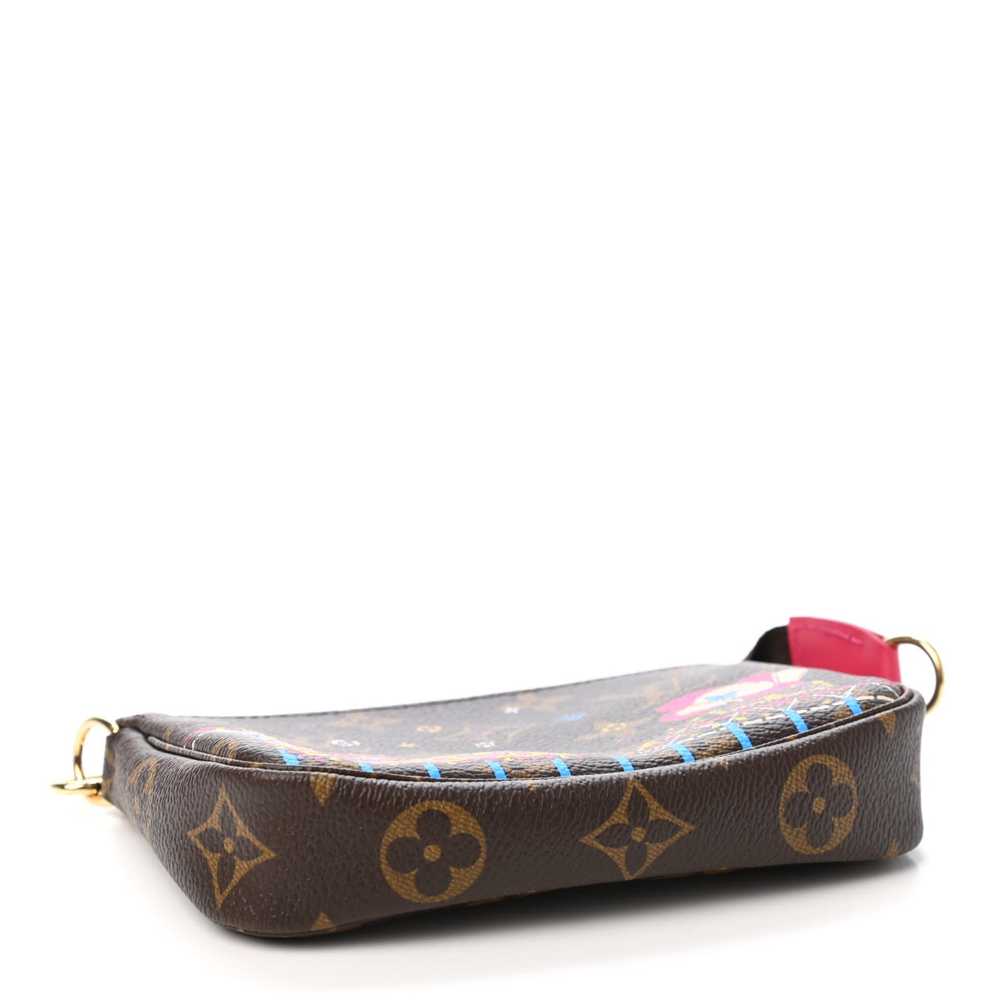 Monogram 2020 Christmas Animation Roller Coaster Mini Pochette Accessories Pivoine