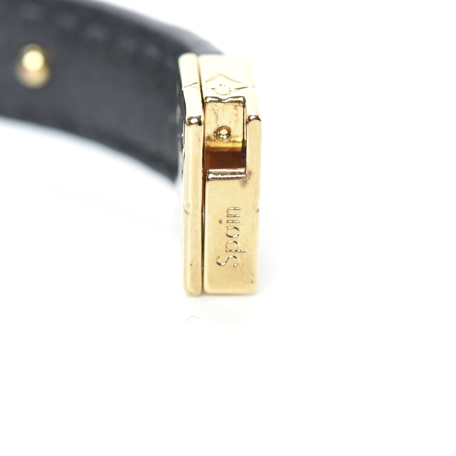 Louis Vuitton Monogram LV Circle Reversible Bracelet 17 Black 6 of 6