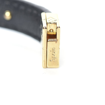 Louis Vuitton Monogram LV Circle Reversible Bracelet 17 Black 6 of 6