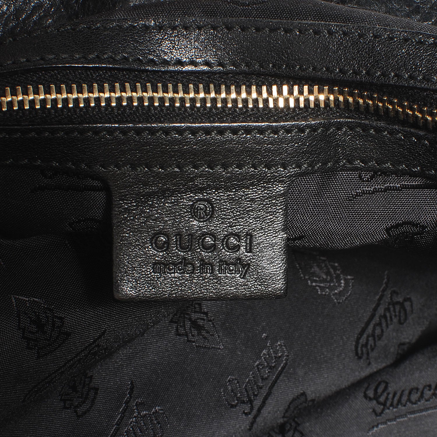 Gucci Leather Irina Tote Black 6 of 7