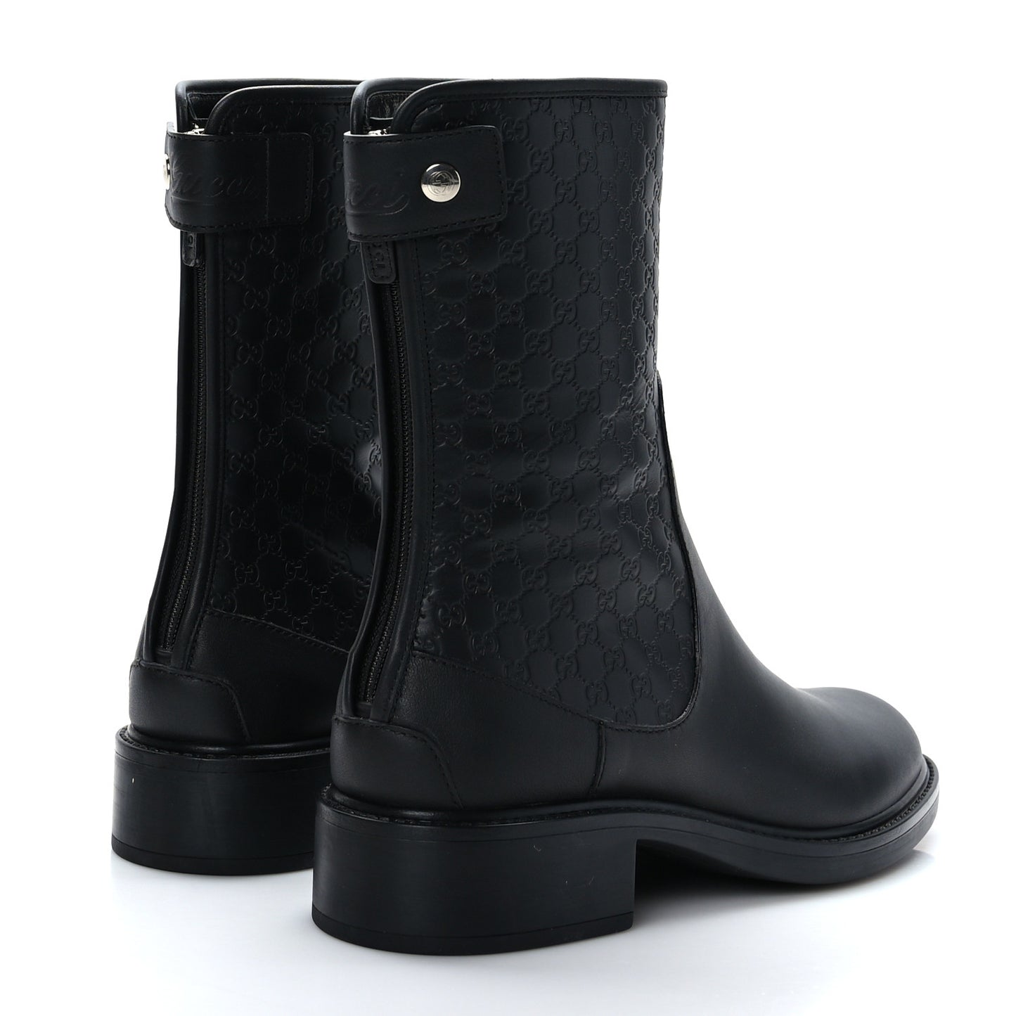 Soft Microguccissima Zip Boots 36 Black