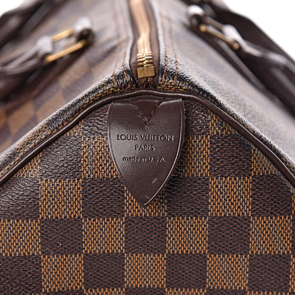 Louis Vuitton Damier Ebene Speedy 35 7 of 22