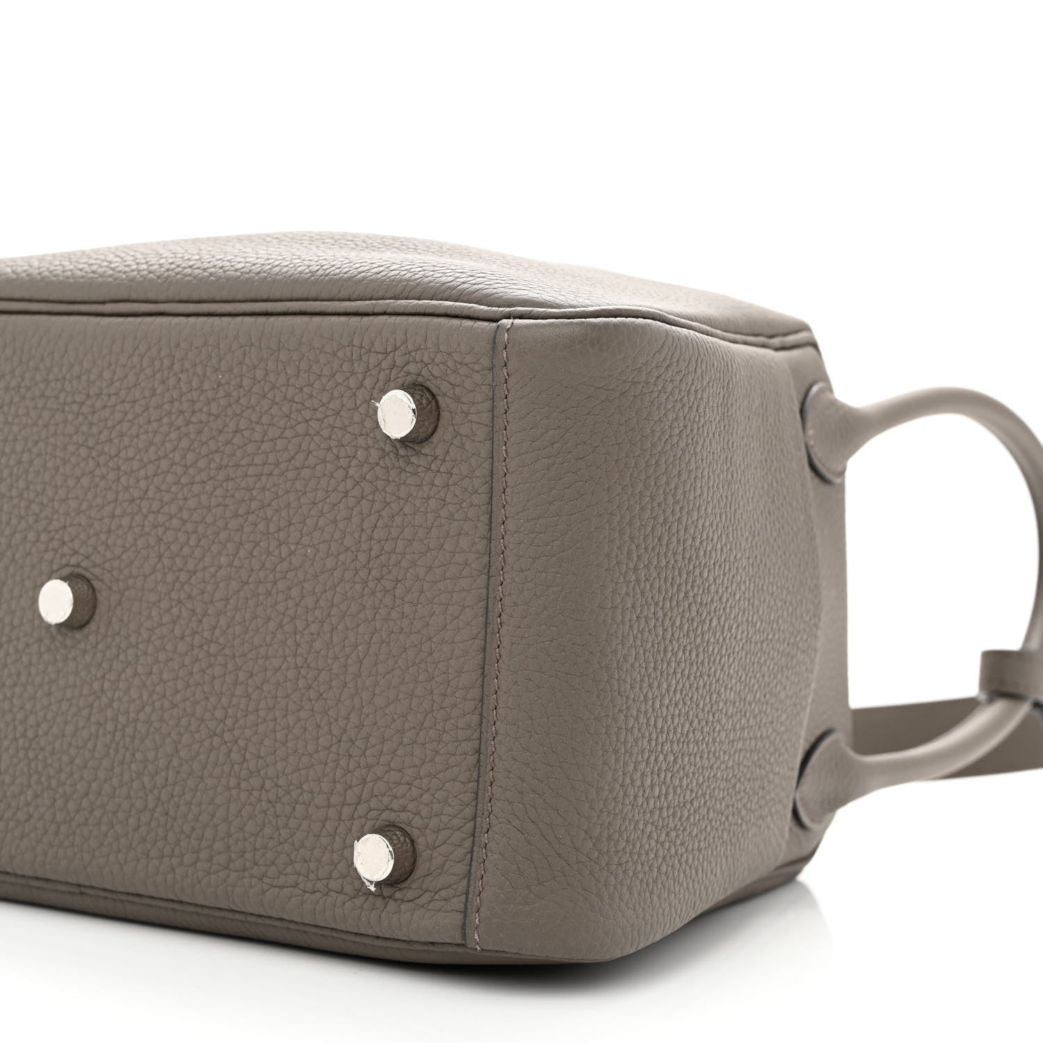 Hermes Taurillon Clemence Lindy 26 Etain 10 of 10