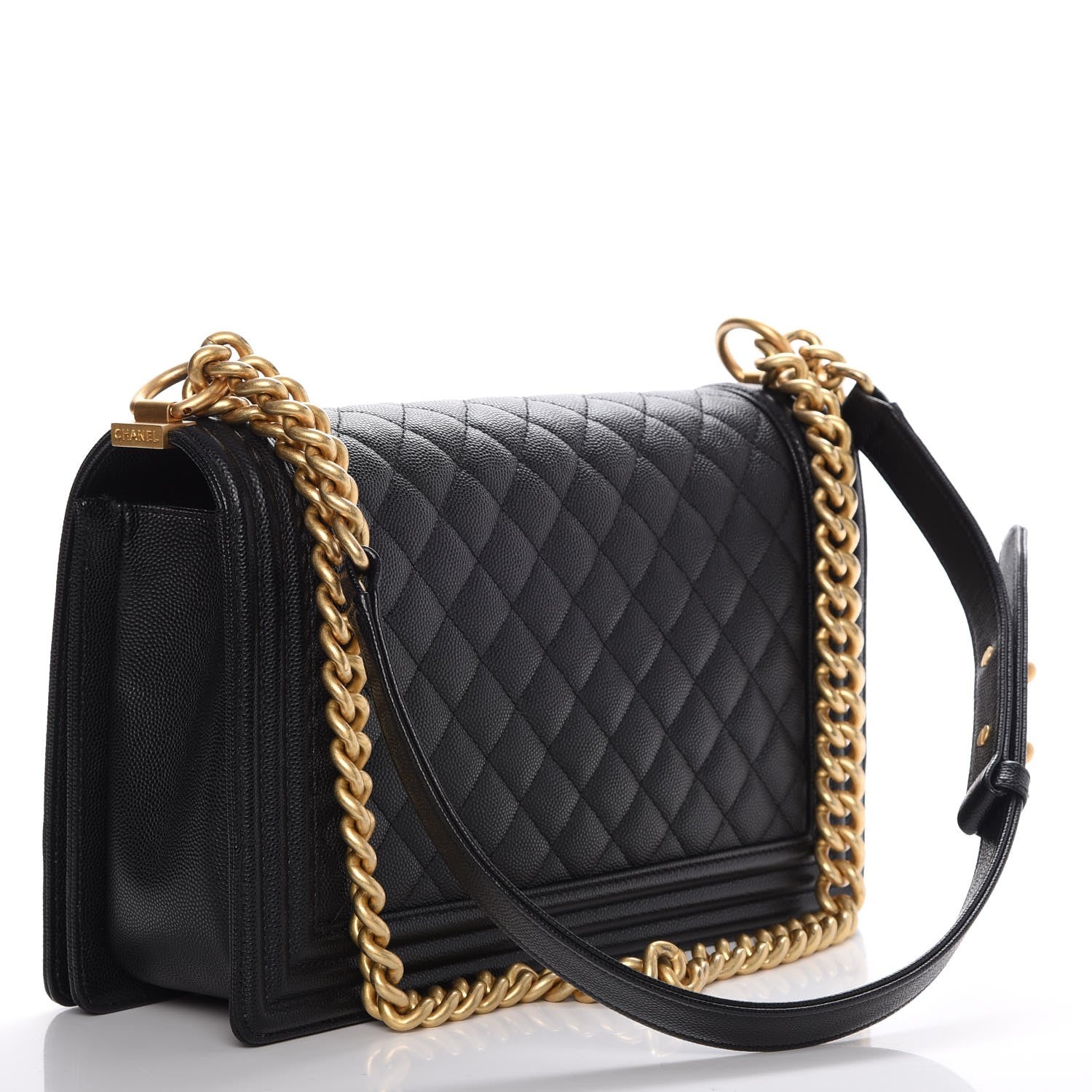 Chanel Caviar Quilted New Medium Boy Flap Black 3 of 10