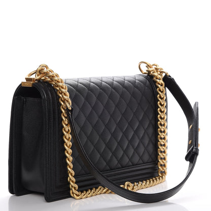 Chanel Caviar Quilted New Medium Boy Flap Black 3 of 10