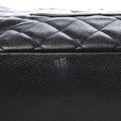 Chanel Caviar Quilted Grand Shopping Tote GST Black 22 of 23