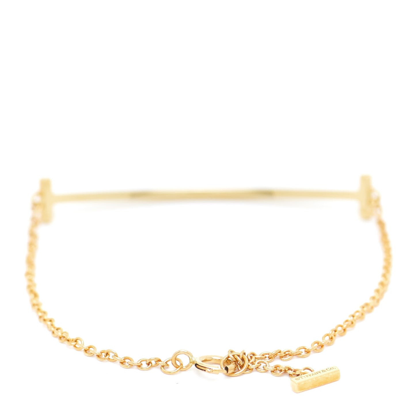 18K Yellow Gold T Smile Bracelet