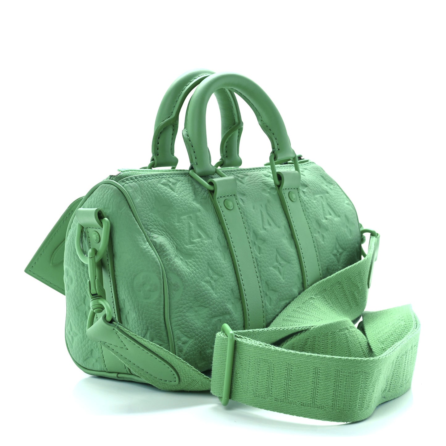Monogram Taurillon Keepall Bandouliere 25 Minty Green