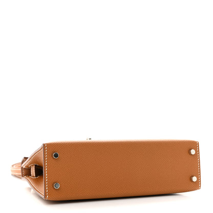 Hermes Epsom Mini Kelly Sellier 20 Gold 4 of 12
