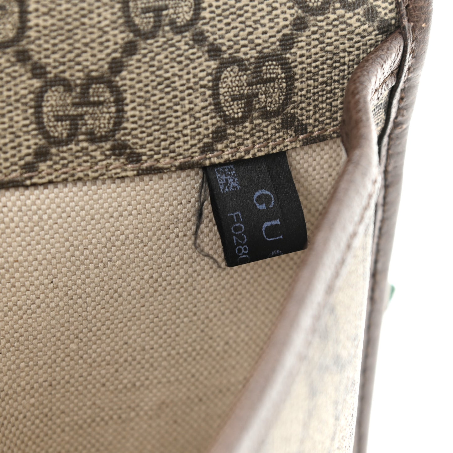 GG Supreme Monogram Neo Vintage Web Belt Bag Brown