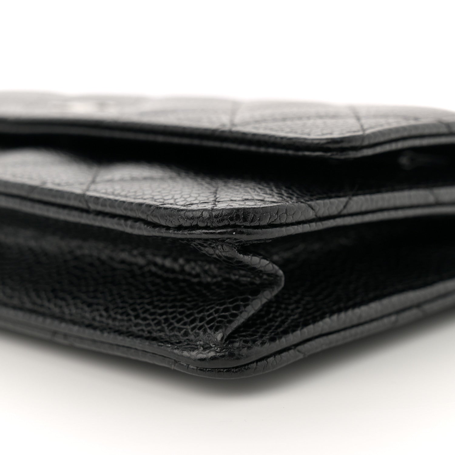 Chanel Caviar Quilted Wallet on Chain WOC Black 10 of 12