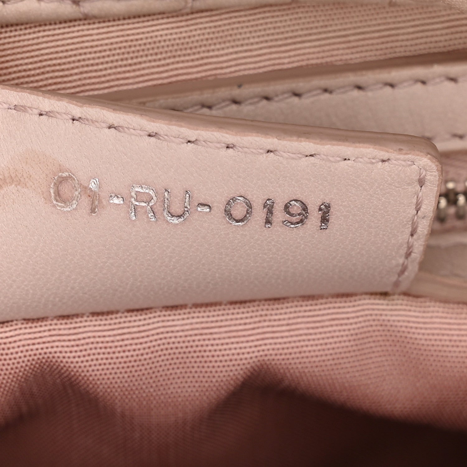 Christian Dior Lambskin Cannage Small Dior Soft Zipped Shopping Tote Light Pink 7 of 10